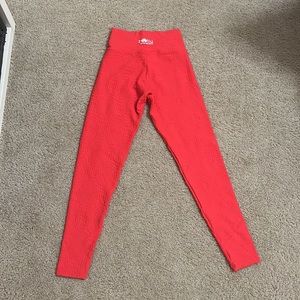Booty By Brabants Red Mermaid Leggings